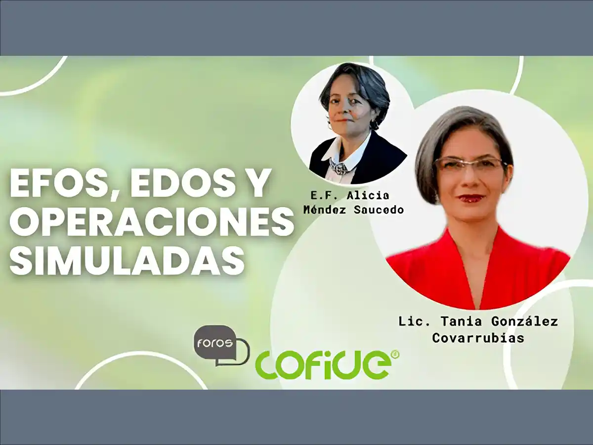Foro COFIDE - EFOS, EDOS y operaciones simuladas.